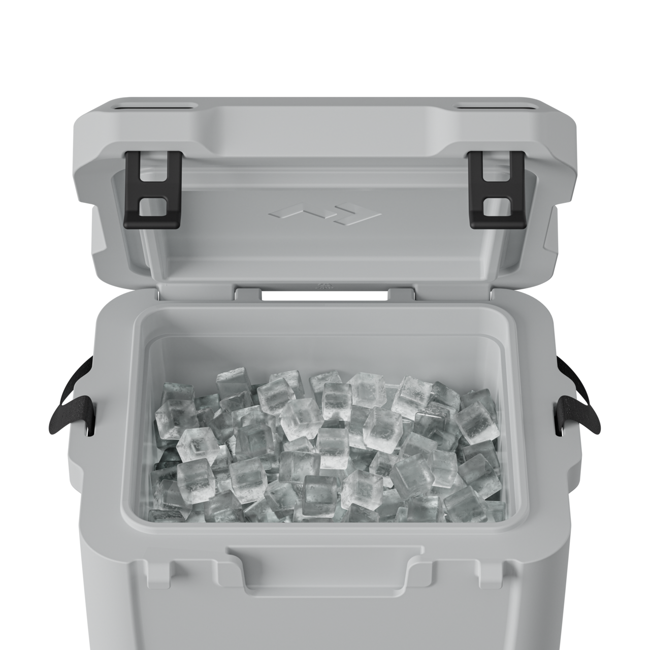 Řez silnou PU izolací pasivního chladicího boxu Dometic CI 15